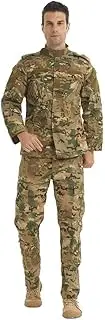 [Minghe] Military Tactical Men's Combat Uniform Set Shirt and Pants Sets Cp Camo Uniforms for Army Airsoft Paintball Hunting…, Cp