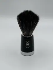 Muhle LISCIO Black Pure Badger Shaving Brush Black Handle