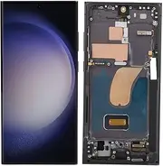 OLED for Galaxy S23 Ultra 5G, LCD Screen Replacement for Galaxy S23 Ultra, Touch Digitizer Display Screen Assembly with Frame Toolkits SM S918B, EU International Version, 6.8