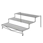 Kitchen Details Geode 3 Tier Spice Rack in Chrome