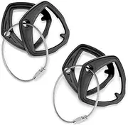 Big Bike Parts Show Chrome 41-182BK Black Can-Am Spyder Key Covers Key Chain,2 Pack