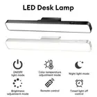USB LED Desk Light Magnetic Study Lamp Touch Dimmable Reading Recharging Home