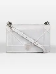 2016 Textured Patent Diorama Shoulder Bag