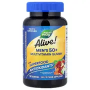 Nature's Way, Alive!® Men's 50+ Multivitamin Gummy, Fruit, 60 Gummies