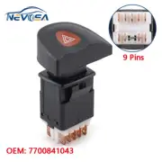 Hazard Light Switch Warning Light Button for Renault Megane I 7700841043