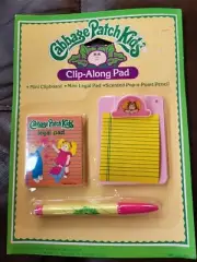 Vintage 1984 Cabbage Patch Kids Clip-Along Pad