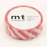 MT MASKING TAPE 和紙膠帶/ DECO/ STRIPE/ RED/ 1入 ESLITE誠品