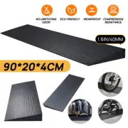 90x20x4cm Cuttable Rubber Curb Ramp Kerb Ramp Driveway Threshold Access Ramps