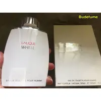 在飛比找Yahoo!奇摩拍賣優惠-《試香》Lalique White 白光時尚型男男性淡香水 
