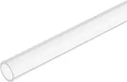 uxcell Acrylic Pipe Rigid Round Tube Clear 7mm(0.28") ID 9mm(3/8") OD 305mm(12") for Lamps and Lanterns,Water Cooling System