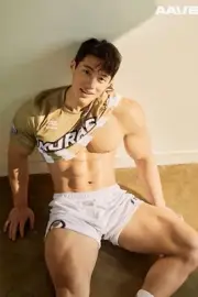[L251] Male Model Showing Off Body Fine Art Hunky Physique MATTE OR GLOSS OPTION
