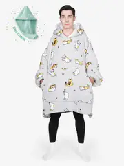 Cat Wearable Blanket Loungewear Oversized Homewear