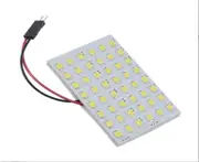 10x 48 LED 3528 SMD 12V Car Interior Lights Panel Bulb Lamp T10 BA9S Dome