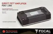 NEW Focal FDS1.350 Compact Mono Subwoofer Amplifier — 350W RMS x 1 at 2 Ohms