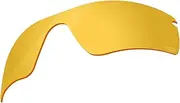 [Boldbright] Replacement Lenses Compatible with Oakley RadarLock Path OO9181 Sunglasses - HD Yellow