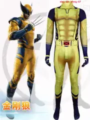 Kid Adult Deadpool & Wolverine Cosplay Jumpsuit Halloween Costume Catsuit Tights