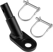 Bicycle Trailer Coupling, Metal Towing Hitch with 2 Pieces Locking Pin for Children's Trailers, Dog Bicycle Trailers, Dog Prams