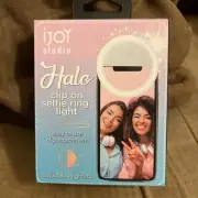 ijoy Phone Ring Light USB Rechargeable Clip-On Selfie Light Portable