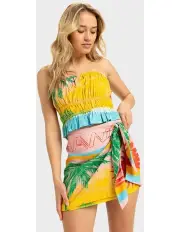 [Roxy] Atlas Summer Cocktail Skirt Bright White