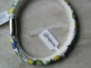 ~Brighton Bracelet "Bella Limone" Woodstock Magnetic Leather Retail 40.00.NWT!~