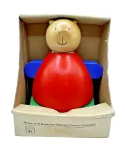 NEW Vintage 2001 IKEA MULA Wooden BEAR Toy 900.381.74 Children's Retired