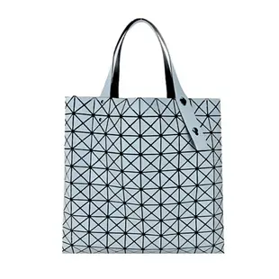 ISSEY MIYAKE 三宅一生 BAOBAO 10x10皮質霧感手提包-灰綠/平行輸入