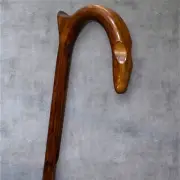 Walking Cane Mobility Palm Rest Teardrop Hickory Wood Masters USA LuxCane B5