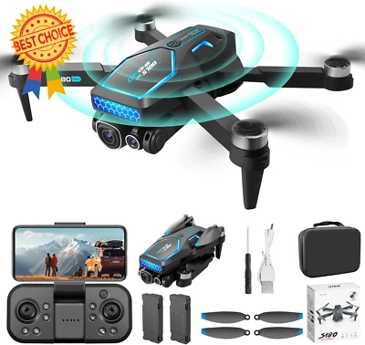 4K FPV Foldable Mini Drone with Camera Brushless Motor Altitude Hold Flip Mode