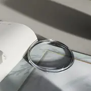 Solid 925 Sterling Silver Interlocking Bangle