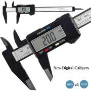 Carbon Fiber Dial Tools Digital Ruler Tool 150 Mm Vernier Caliper Microcirculati