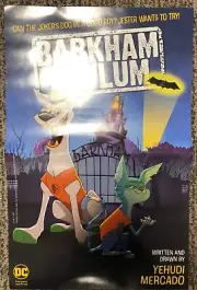 BARKHAM ASYLUYM DC COMICS YOUNG READERS GRAPHIC NOVEL PROMO POSTER (2024)