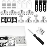 Football Repair Kit, Hockey Repair Kit - Multiple Spare Parts 33-Piece Repair Kit, Sports Accessories Including J Clips, Visor Clip, Screwdriver and Rubber Seals for Hockey