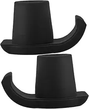2 Pcs Heavy Duty Walker Ski Glides Non Slip Glide Caps for Seniors Disabled Use Slip Prevention for Homes Hospitals