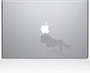 The Decal Guru Apple CEO MacBook Decal Vinyl Sticker - 15" MacBook Pro (2016 & Newer) - Silver (1006-MAC-15X-S)