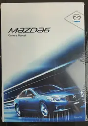 Genuine Mazda 6 GJ Series 1 Owners Manual Mazda6 2012 - 2016