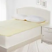 Queen Size Fully Fitted Cotton and Wool Underlay
