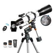 Telescope 650x90mm AZ Astronomical Refractor Telescope for Adults Astronomy