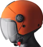 GMS-Moto Gelato Peach, open face helmet , color: Dark Orange , size: XL