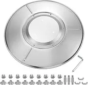 Top Hill Patio Heater Reflector shield, Outdoor Heater Replacement Dome Part, Aluminum Heat Reflector Shield Top for Outdoor Heaters (33" Diameter Round )