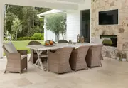 MIAMI 9 Piece Outdoor Dining Setting