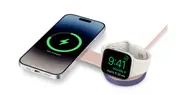Twelve South ButterFly SE 2-in-1 USB-C Qi2 Travel Charger – Blue