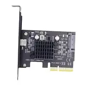 Card USB 3.2 Gen2 Type-C 20Gbps USB-C to PCI-E 4X Express Adapter 4x to USB3.2