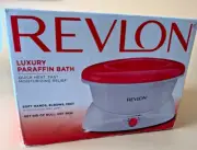 Revlon Luxury Paraffin Bath Spa Kit w/ Wax Mitts Liners RVP3503B – NEW in Box