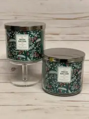 x2 Bath & Body Works Fresh Balsam 3-Wick Candles