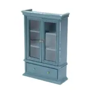 Kids Miniature Living Room Bookshelf Cabinet Model Bookshelf Wardrobe