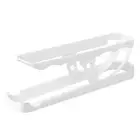 Egg Storage Rack Fridge Slide Carton with Automatic Rolling Two Tiers
