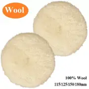 4.5"-7" Car Polishing Pad 100% Wool Buffing Pad For Auto Waxing Polisher Buffer