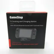 GameStop Nintendo Switch TV Stand and Charging Dock with Game Cube Controller Po