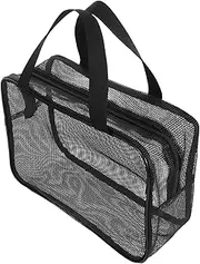 PRETYZOOM Mesh Travel Bag Portable Shower Organizer Pouch for Gym Camping Outdoor Use Versatile Mesh Design for Even Water Flow Bathroom Travel Bag
