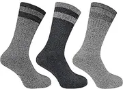 [Bramble] Men's All Terrain Walking Boot Socks | 3 Pairs | U.K. Size 6-11 | Outdoor comfort hiking boot socks, walking socks, activity socks